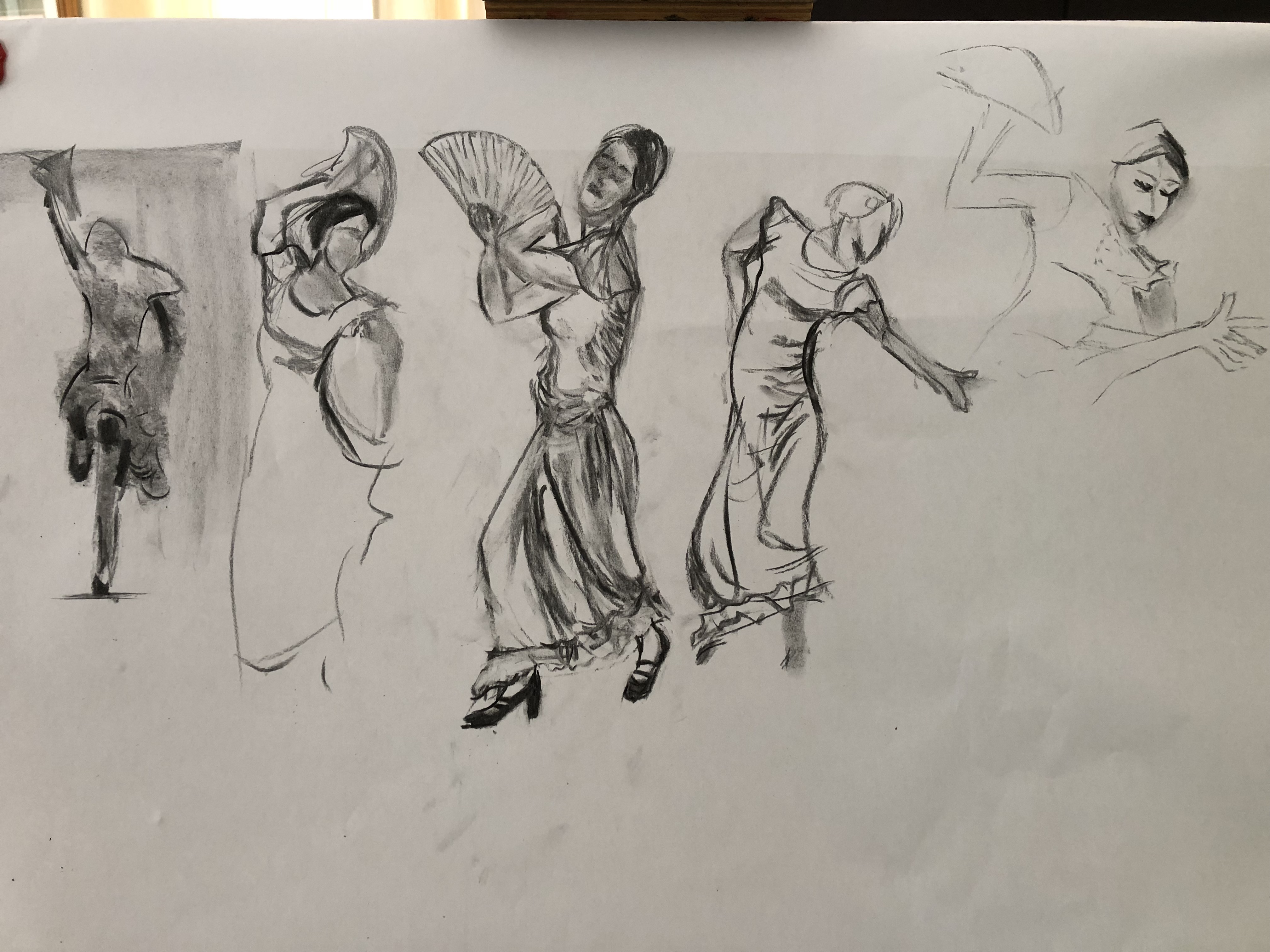 movement of dancers